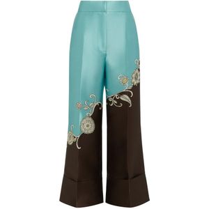 Alemais, Dames, Broeken, Veelkleurig, Maat: M Poliester,