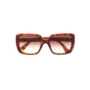 Gucci Gg0632S 002 Zonnebril , Brown , Dames , Maat: 56 MM