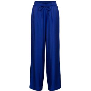 &Co Woman, Dames, Broeken, Blauw, Maat: M Viscose,