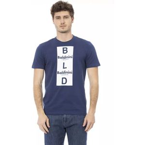 Baldinini, Heren, Tops, Blauw, Maat: XS Katoen,