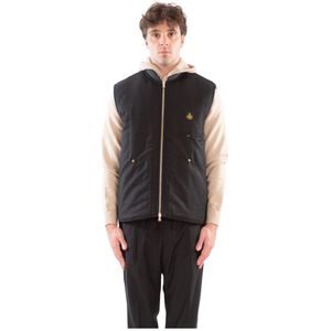 Briglia, Heren, Jassen, Zwart, Maat: M Flanel,