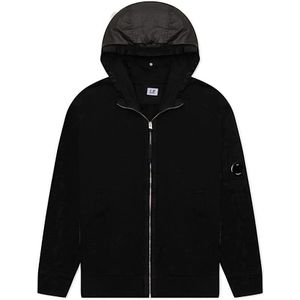 C.p. Company, Heren, Sweatshirts & Hoodies, Zwart, Maat: 2XL Katoen,