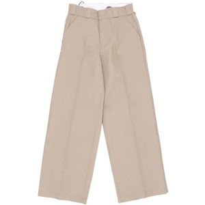 Dickies, Dames, Broeken, Groen, Maat: W28 Katoen,