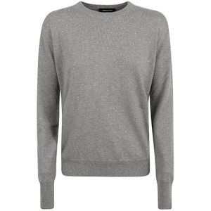 Fabiana Filippi, Dames, Truien, Grijs, Maat: L Wol,