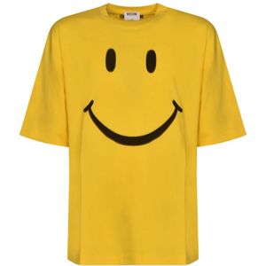 Moschino, Heren, Tops, Geel, Maat: 2XL