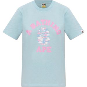 A Bathing Ape, Dames, Tops, Blauw, Maat: XS