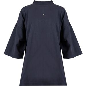 Yeezy, unisex, Tops, Blauw, Maat: M Katoen,