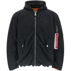 Purple Brand, Heren, Jassen, Veelkleurig, Maat: M Katoen,