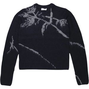 Dries Van Noten, Heren, Truien, Blauw, Maat: M Wol,