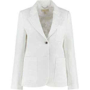 Michael Kors, Dames, Jassen, Wit, Maat: XS Poliester,