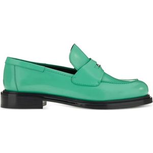 Ferragamo, Dames, Schoenen, Groen, Maat: 37 EU Leer,