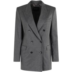 Seventy, Dames, Jassen, Grijs, Maat: XS Wol,