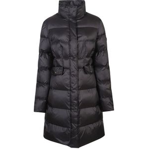 Pinko, Dames, Jassen, Zwart, Maat: XS Leer,