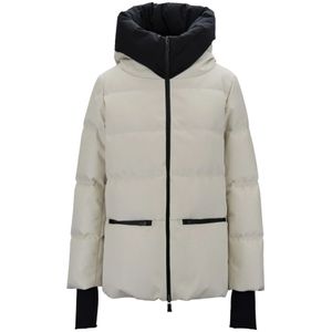 Herno, Dames, Jassen, Beige, Maat: S Poliester,