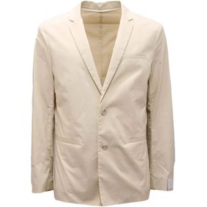 Paolo Pecora, Heren, Jassen, Beige, Maat: M