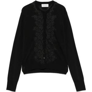 Ermanno Scervino, Dames, Truien, Zwart, Maat: S