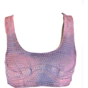 Diesel, Dames, Tops, Veelkleurig, Maat: S Denim,