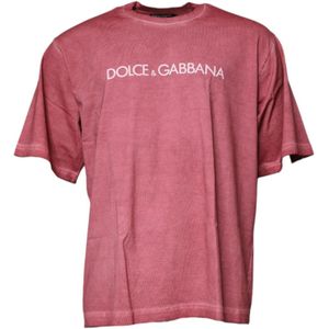 Dolce Gabbana - Logo Tee - T-shirt - Roze