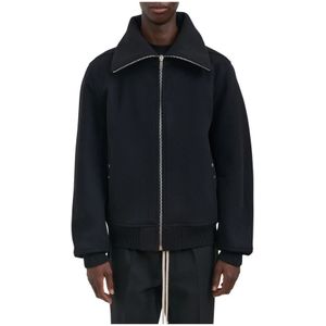 Rick Owens, Heren, Sweatshirts & Hoodies, Zwart, Maat: M