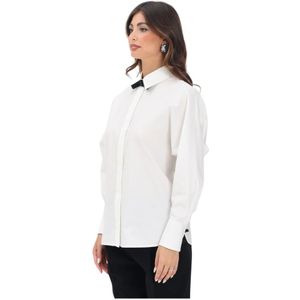 Max Mara, Dames, Blouses & Shirts, Wit, Maat: S