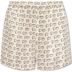 Burberry Denim shorts , Beige , Dames , Maat: XS