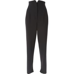 Emporio Armani, Dames, Broeken, Zwart, Maat: XS