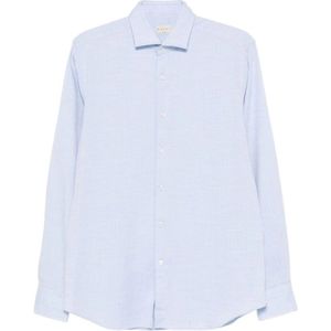 Xacus, Heren, Overhemden, Blauw, Maat: 3XL Katoen,