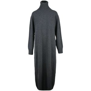 Fabiana Filippi, Dames, Jurken, Grijs, Maat: S Zijde,