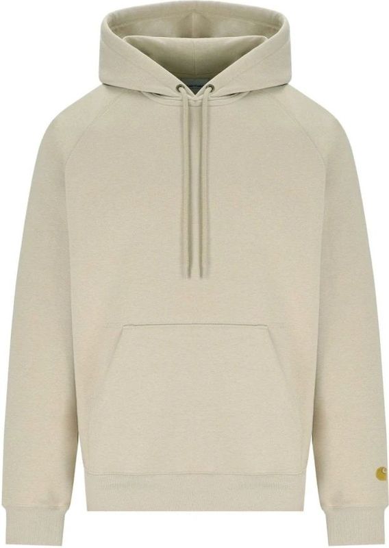 Carhartt Wip - Chase Fleur de Sel - Hoodie - Beige - Katoenmix