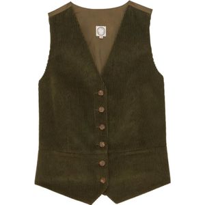 Ines de la Fressange Paris, Dames, Jassen, Groen, Maat: XS Katoen,