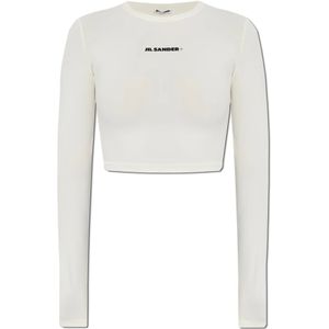 Jil Sander, Dames, Tops, Beige, Maat: M