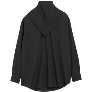 Ami Paris, Dames, Blouses & Shirts, Grijs, Maat: S