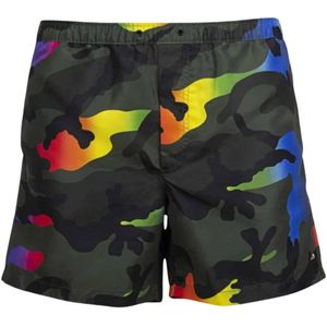 Valentino, Heren, Badkleding, Groen, Maat: S Polyamide,