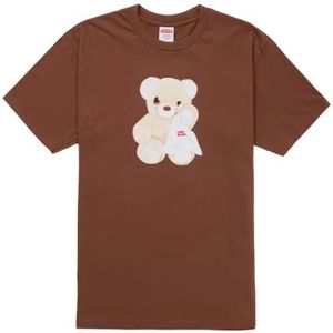 Supreme, Heren, Tops, Bruin, Maat: M Katoen,