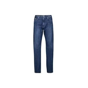Versace Rechte Pijp Denim Jeans Blauw , Blue , Heren , Maat: W31