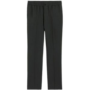 Ami Paris, Heren, Broeken, Grijs, Maat: S Wol,