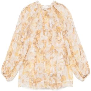 Zimmermann, Dames, Blouses & Shirts, Veelkleurig, Maat: M Zijde,