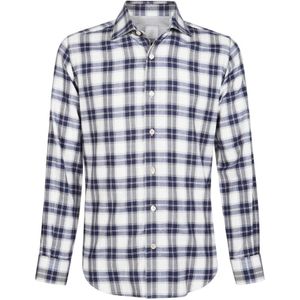 Eleventy, Heren, Overhemden, Veelkleurig, Maat: S Katoen,