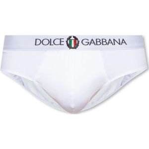 Dolce & Gabbana, Heren, Ondergoed, Wit, Maat: S Katoen,