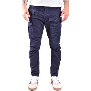 Dsquared2, Heren, Broeken, Blauw, Maat: XS Katoen,