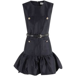 Self Portrait, Dames, Jurken, Blauw, Maat: XS Taf,