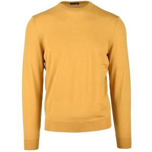 Drumohr, Heren, Truien, Geel, Maat: 4XL Wol,