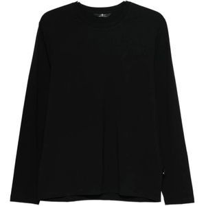 7 For All Mankind, Heren, Tops, Zwart, Maat: M