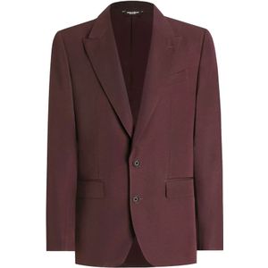 Dolce & Gabbana, Heren, Jassen, Bruin, Maat: M