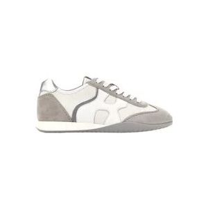 Hogan Olympia-Z Sneakers met Golfzijde Detail , Gray , Dames , Maat: 37 1/2 EU