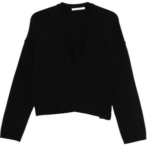 3311, Dames, Truien, Zwart, Maat: S