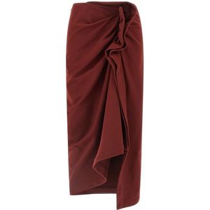 Dries Van Noten, Dames, Rokken, Rood, Maat: XS Katoen,