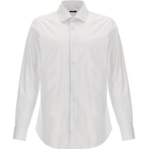 Barba, Heren, Overhemden, Wit, Maat: 7XL Katoen,