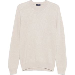 Barba, Heren, Truien, Beige, Maat: L