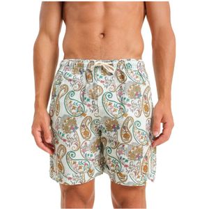 Peninsula, Heren, Korte broeken, Veelkleurig, Maat: 2XL Linnen,